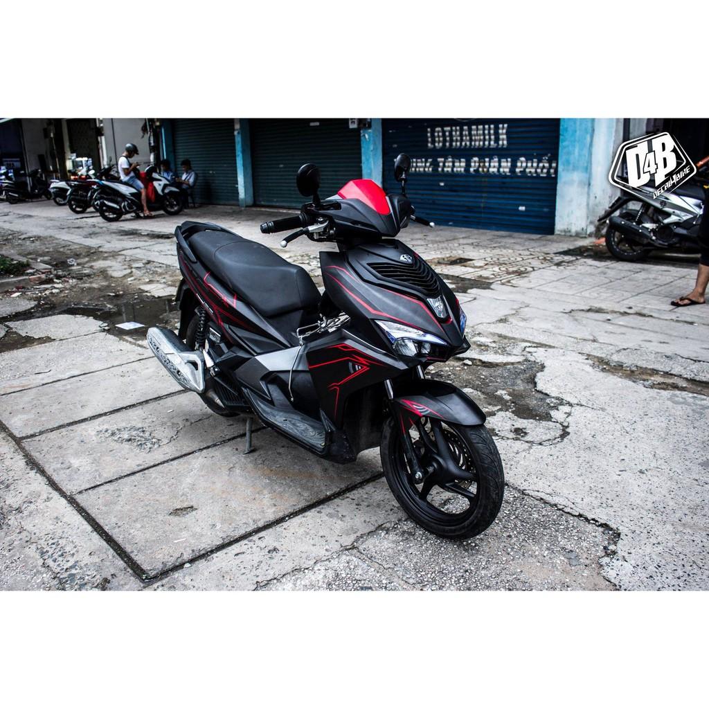 Tem trùm dành cho xe Air Blade 2016 Red Lighting