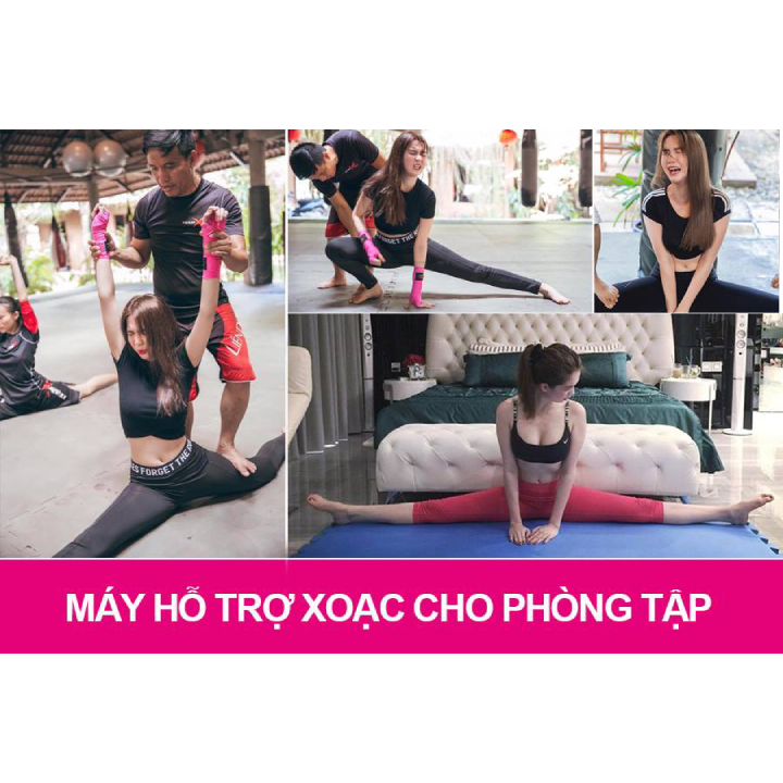 Máy xoạc chân, máy ép dẻo cơ chân, máy hỗ trợ xoạc chân - Dụng cụ hỗ trợ cực đỉnh dành cho phòng tập yoga, gym, võ thuật, múa