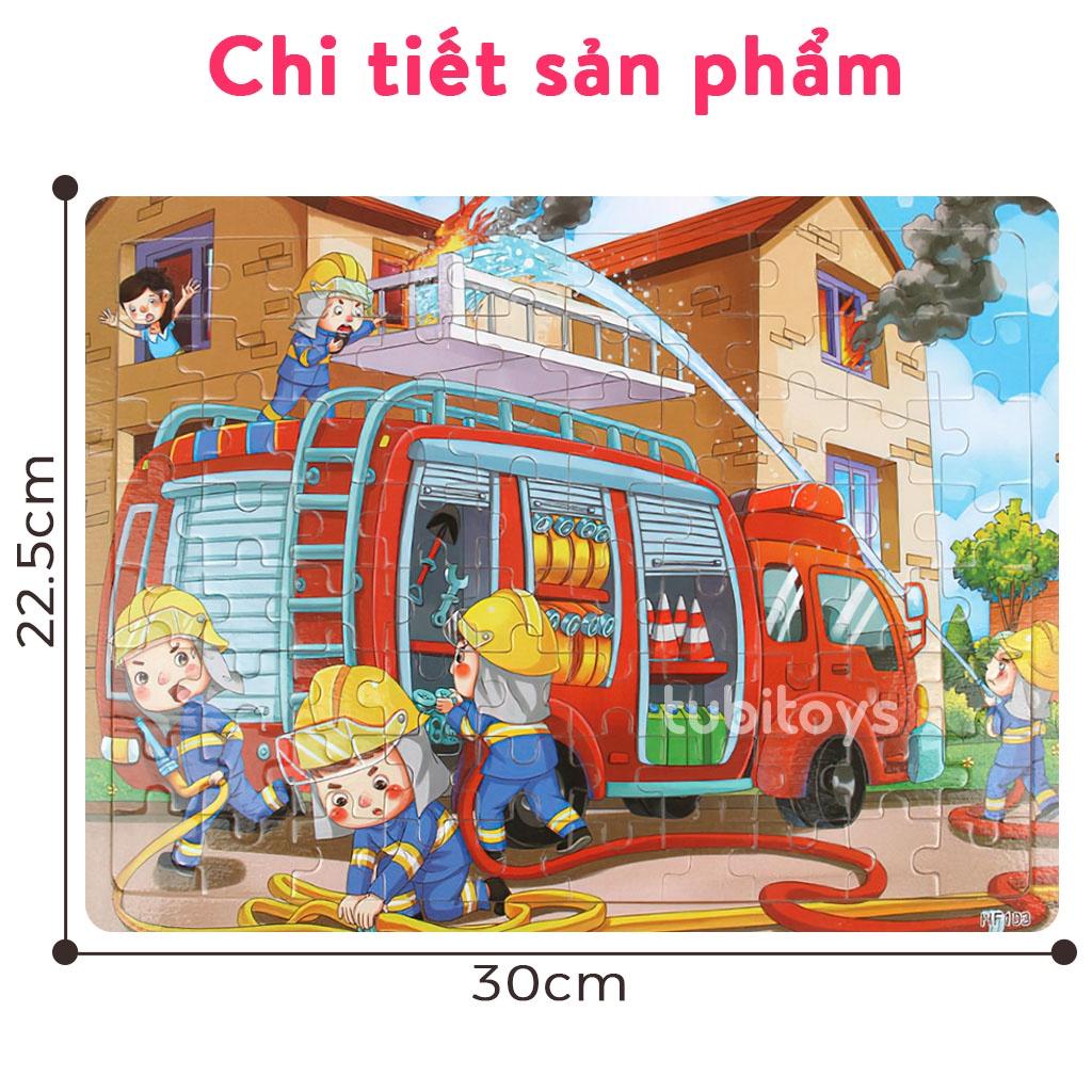 Xếp hình cho bé ETOYS 60 mảnh ghép gỗ dày nhiều mẫu đẹp, đồ chơi phát triển trí tuệ 3