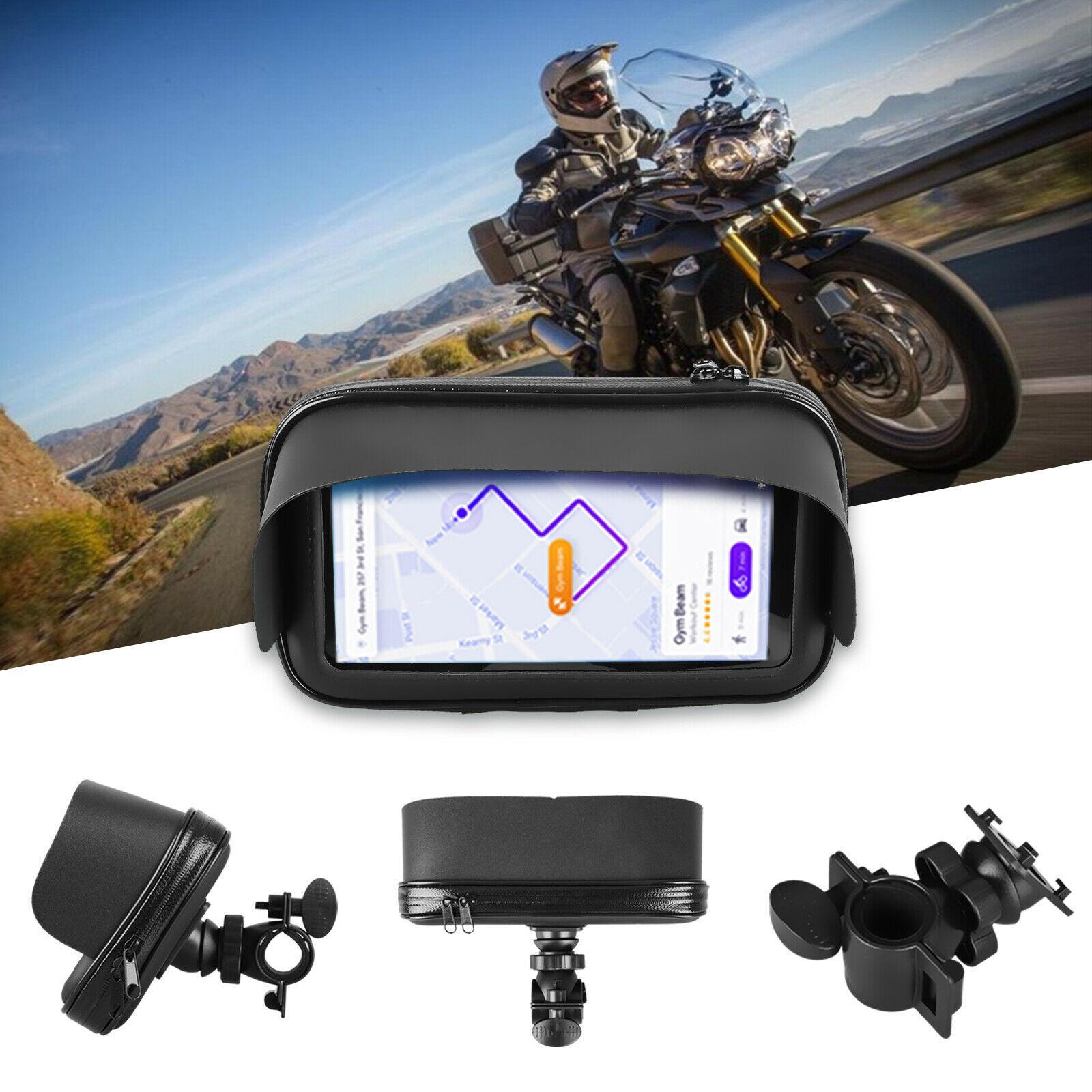 Waterproof Motorcycle Phone/ Holder Case Bag Mount For Handlebar