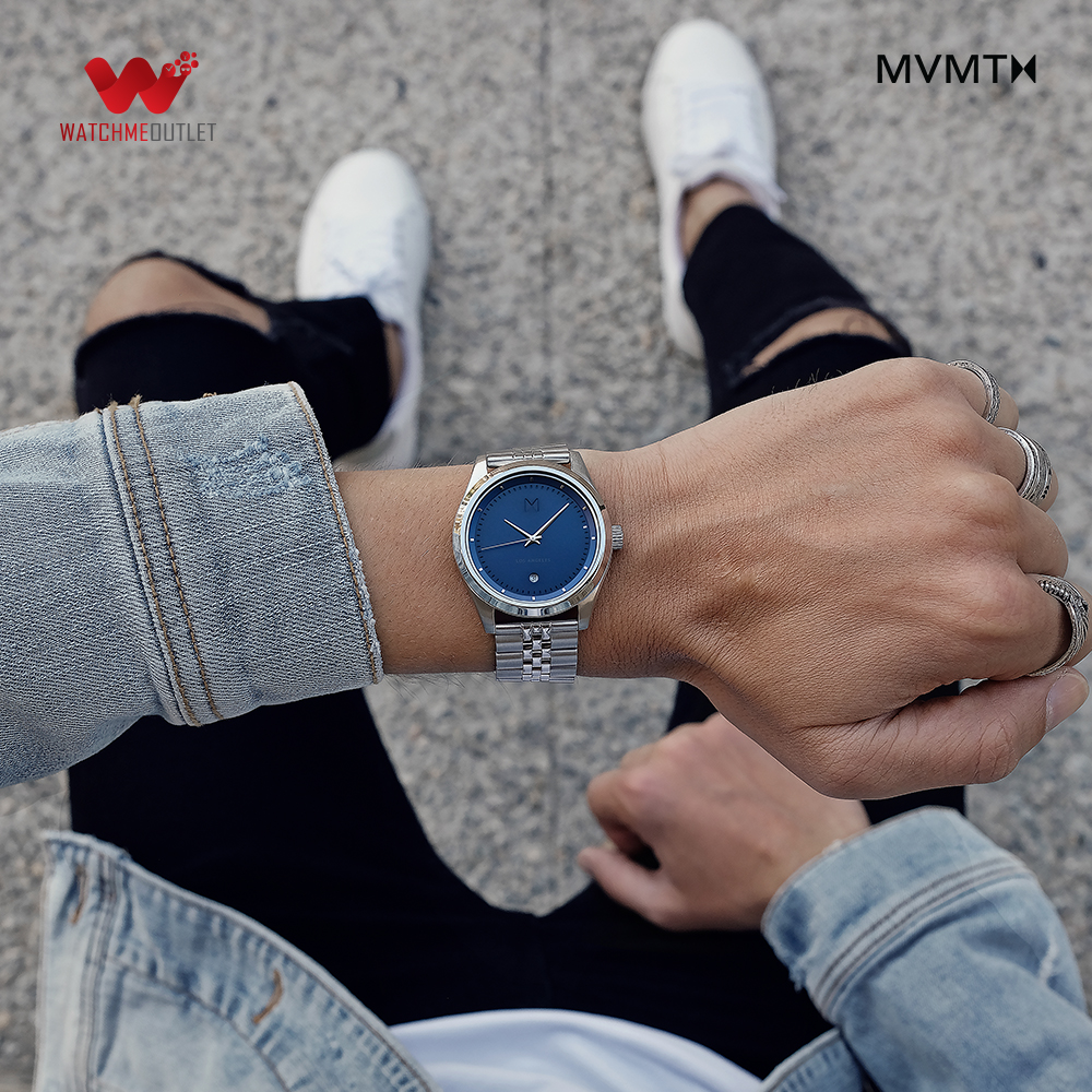 Đồng hồ Nam MVMT dây thép không gỉ 39mm - D-TC01-BLUS