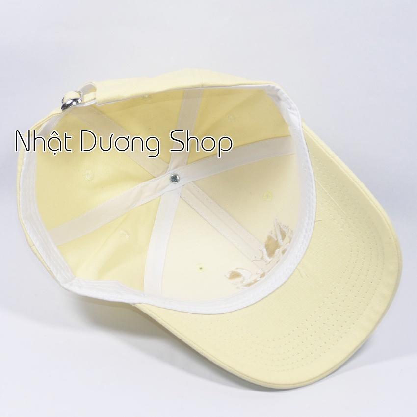 Nón kết ,Mũ lưỡi trai Unisex chất liệu vải Kaki & cotton - nón lưỡi trai Hàn Quốc NYC 1987.