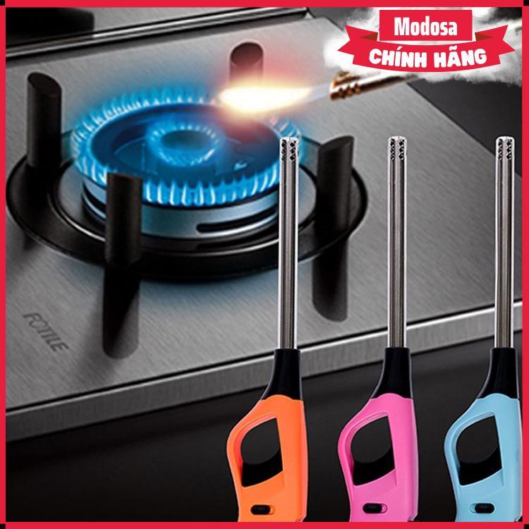 Bật Lửa Mồi Lửa Bếp Gas Modosa, Bếp Cồn An Toàn (Màu Sắc Ngẫu Nhiên) - Hàng Chính Hãng