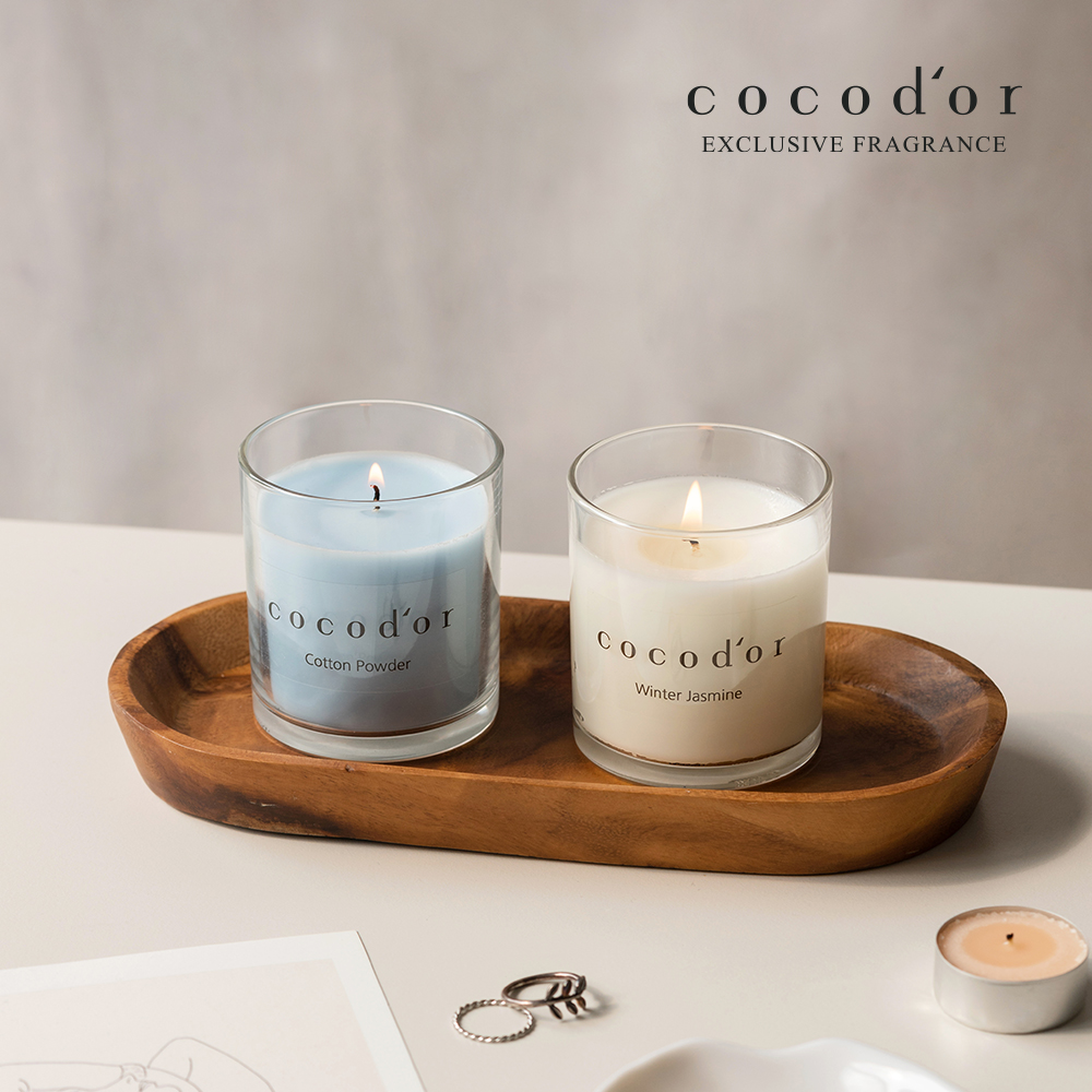 Nến Thơm Cho Phòng COCODOR PREMIUM JAR CANDLE 130g - Winter Jasmine