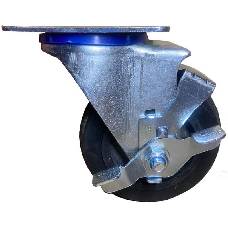 Bánh cao su lõi gang đúc 200mm chịu tải lớn