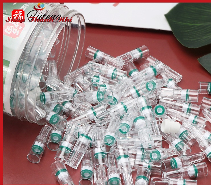 Hộp 100 đầu tẩu thuốc nhựa dẻo bảo vệ sức khỏe Hewang