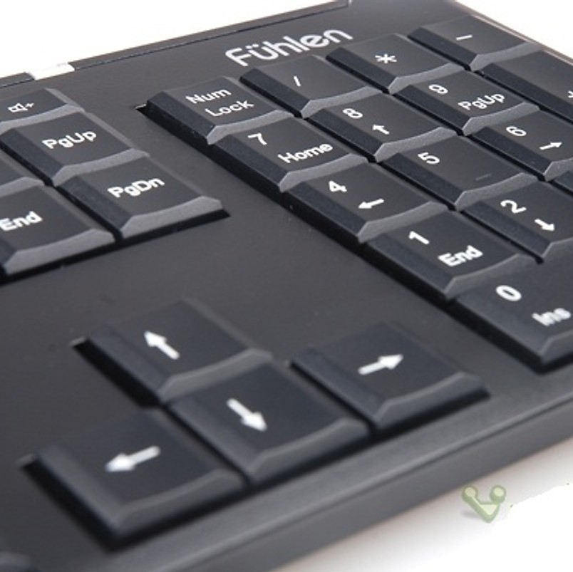 Bộ bàn phím và chuột máy tính không dây, combo phím chuột Fuhlen A120G kèm pin- Hàng chính hãng