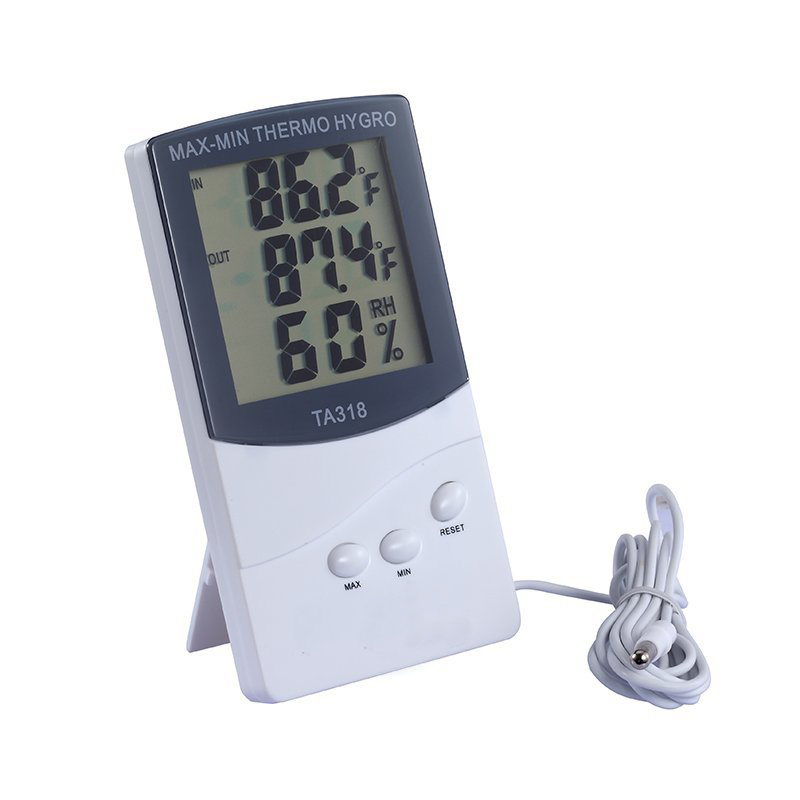 Thiết bị đo nhiệt độ, độ ẩm trong nhà và ngoài trời - Tặng 01 đèn ngủ cảm ứng ánh sáng