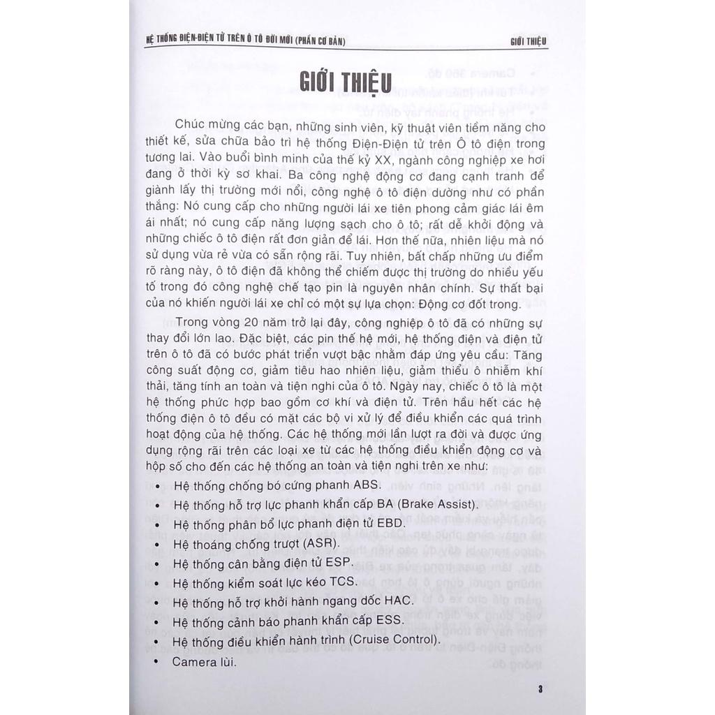 Hệ Thống Điện - Điện Tử Trên Ô Tô Đời Mới