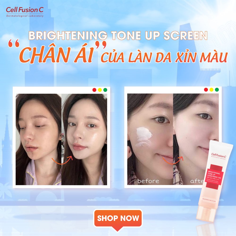 Kem chống nắng Cell Fusion C Hàn Quốc Giúp nâng tông, bảo vệ da khỏi tia UV, phục hồi da xỉ màu và không bết dính - OZ Slim Store