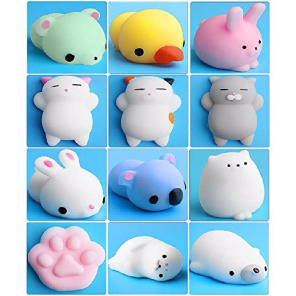 Combo 36 Squishy Mochi Hình Thú Cực Dễ Thương (Giao Mẫu Ngẫu Nhiên