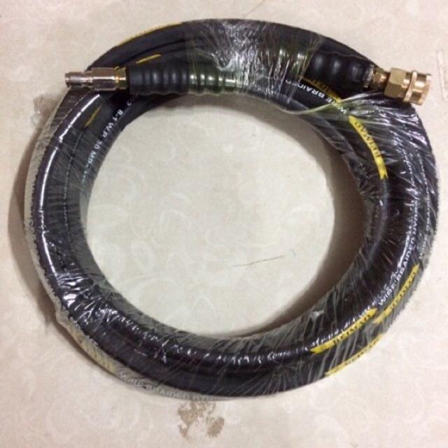 Dây rửa xe 2 lớp bố thép 10m,15m máy rửa xe cao áp