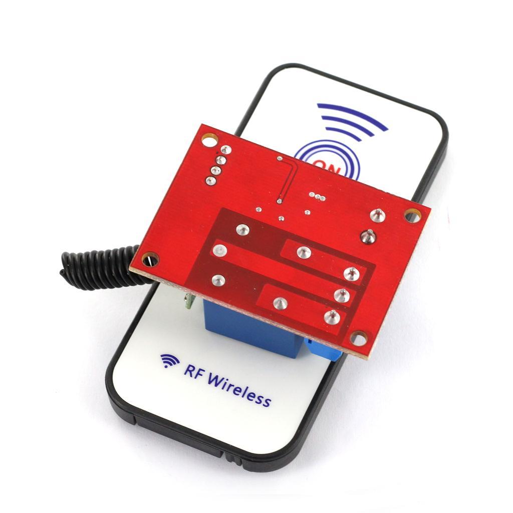 12V 1CH RF Wireless Relay Module Self-lock with Remote Controller