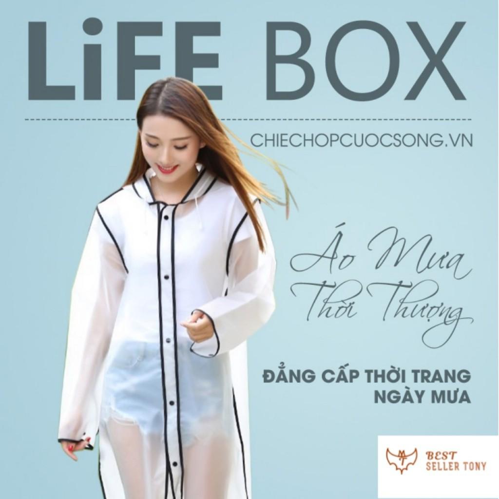 Áo mưa thời trang có mũ cao cấp tránh nắng mưa - Hot mùa mưa