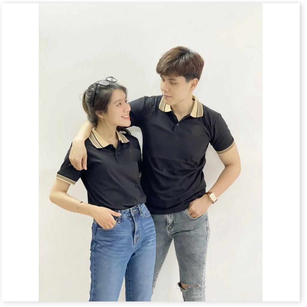 ÁO THUN CỔ TRỤ VIỀN ÁO TAY ÁO XINH XẮN,HỌA TIẾT TRƠN NHƯNG KHÔNG KÉM PHẦN SANG TRỌNG