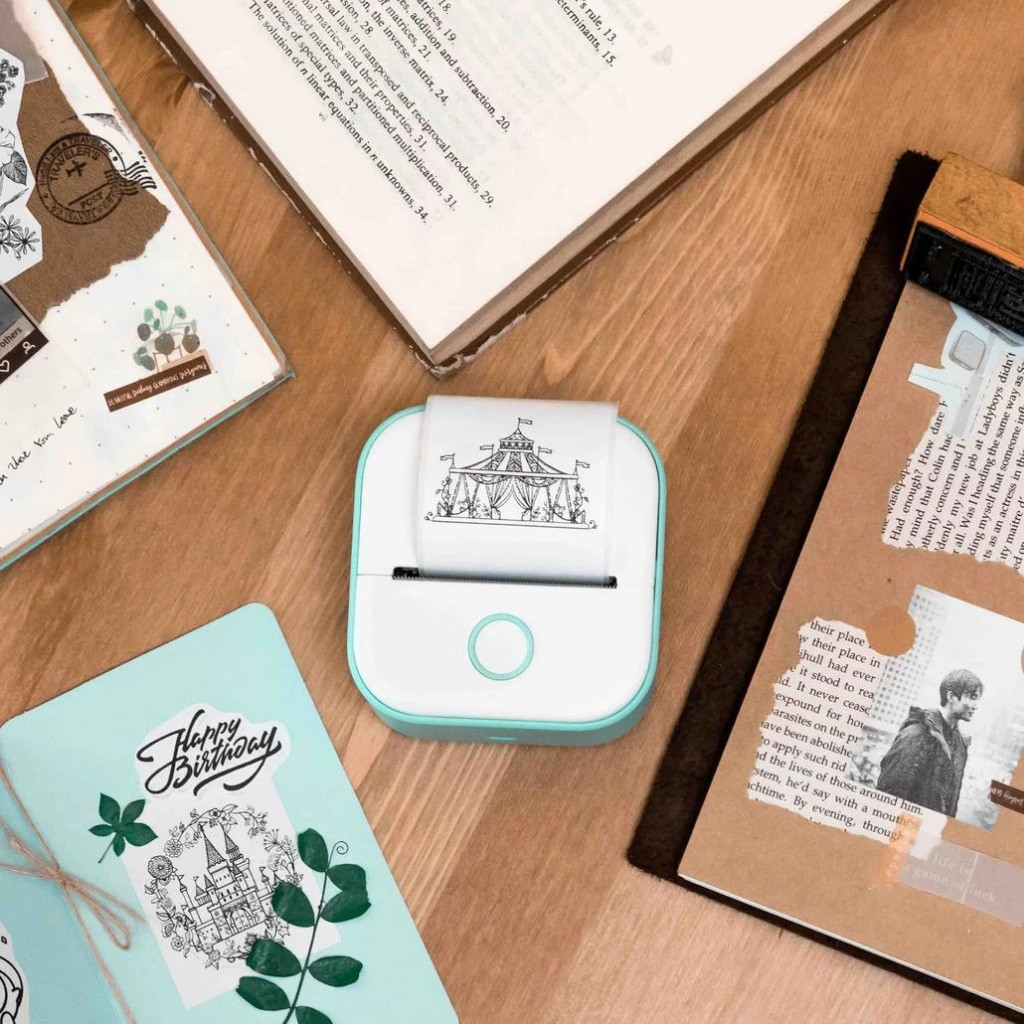 Máy In Nhiệt Aimo T02 Kết Nối In Trực Tiếp Từ Điện Thoại Qua Kết Nối Bluetooth - Hàng chính hãng