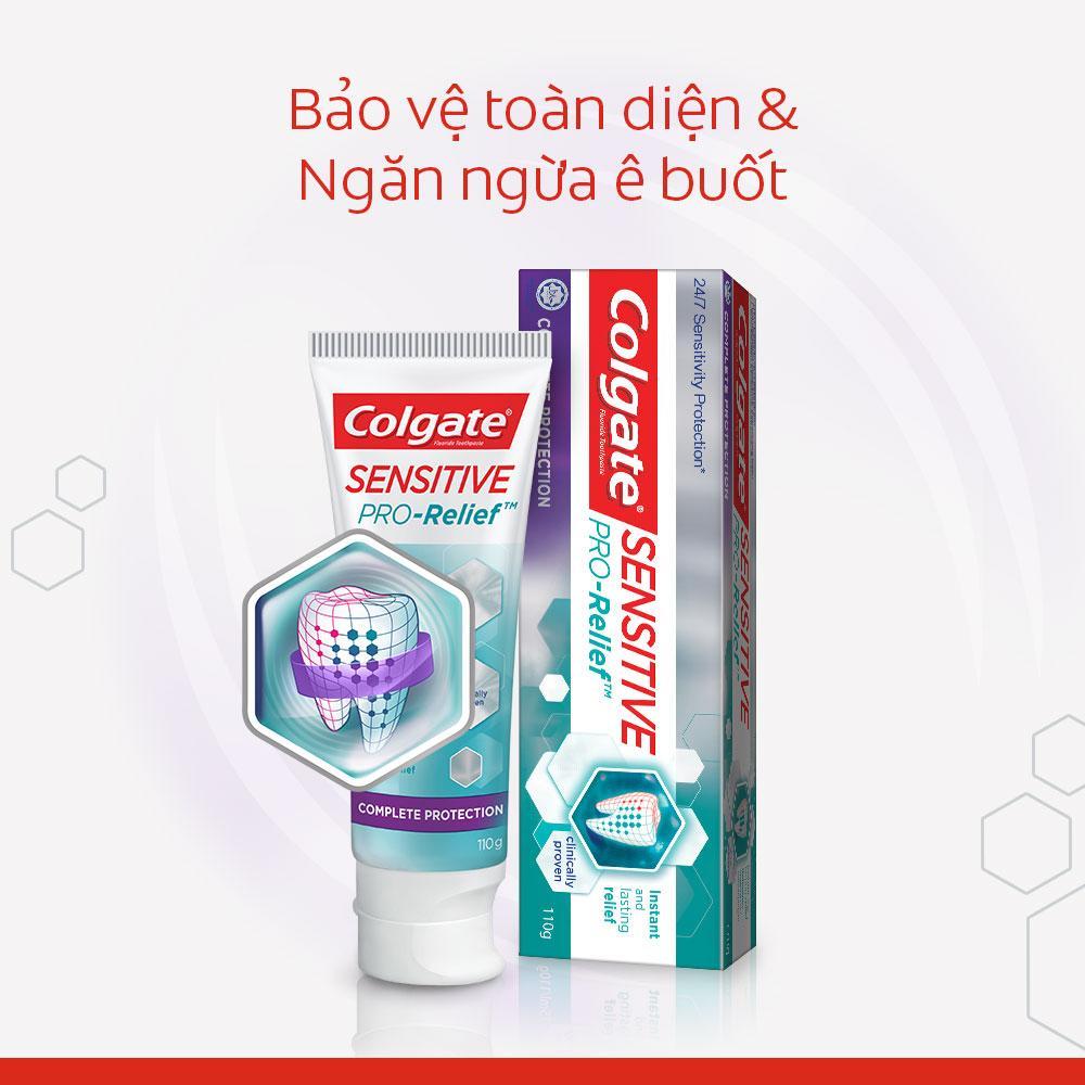 Bộ 3 Kem đánh răng Colgate Sensitive ngăn ê buốt và bảo vệ toàn diện 110g/tuýp