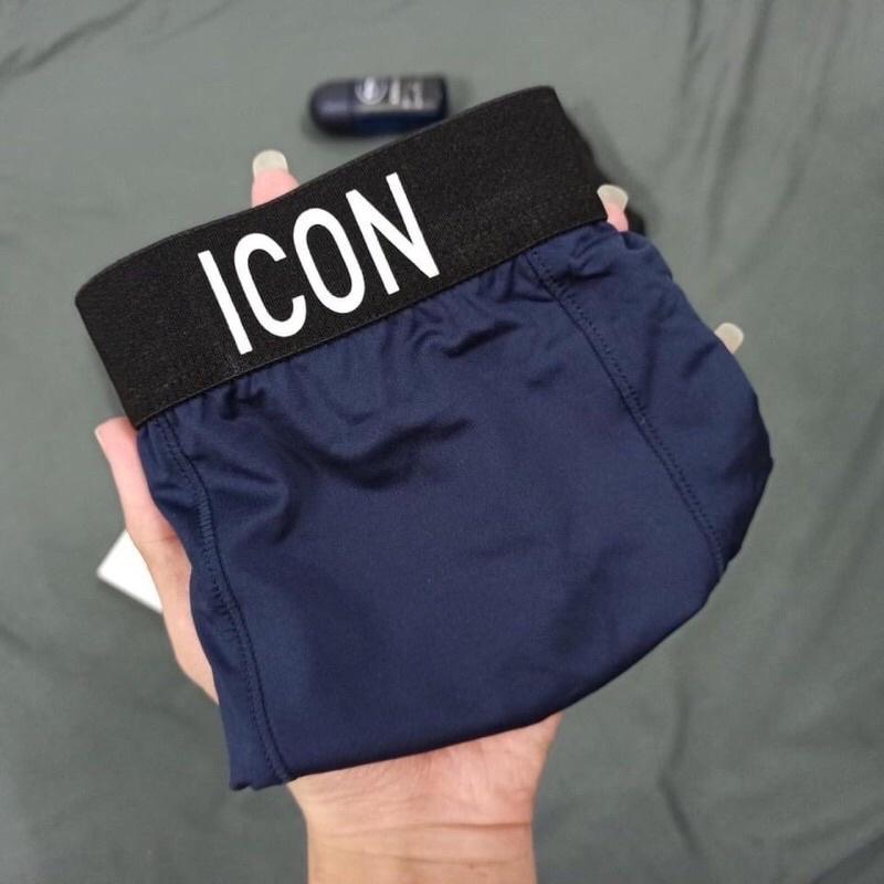 Quần lót boxer nam, quần sịp đùi thun lạnh icon thông thoáng