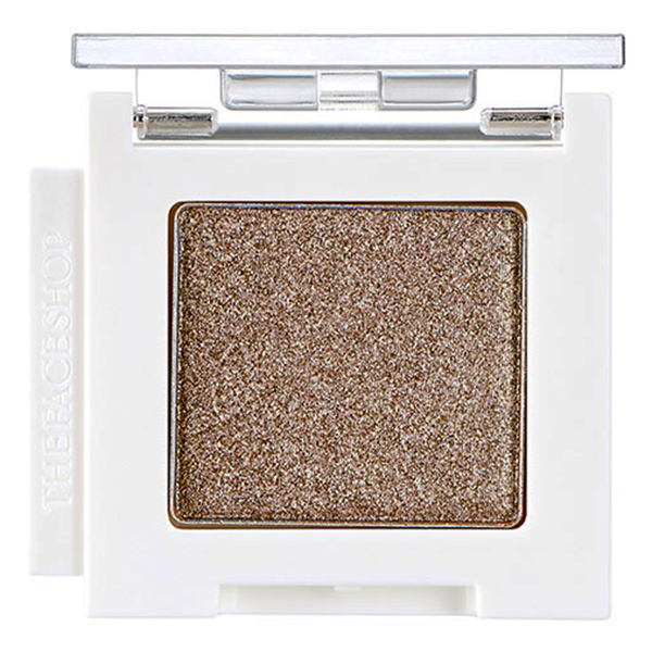 Màu Mắt Nhũ Kim Tuyến The Face Shop Mono Cube Eyeshadow (Glitter) BR03 Earl Grey Cook