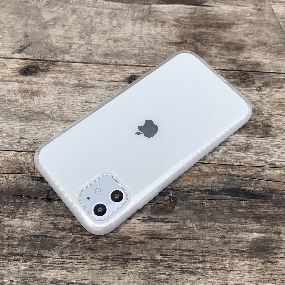 Ốp lưng dẻo chống sốc cao cấp dành cho iPhone 11 - Màu trắng mờ