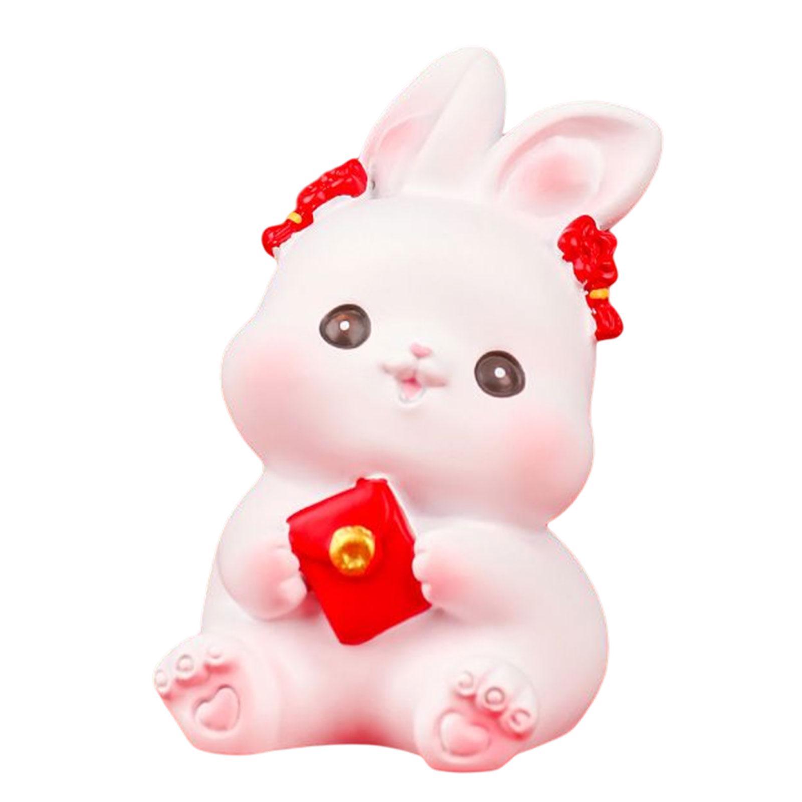 Tượng Hình Thỏ Trang Trí Năm Mới Trang Trí Sân Vườn Kệ Tủ Hàng Hiên