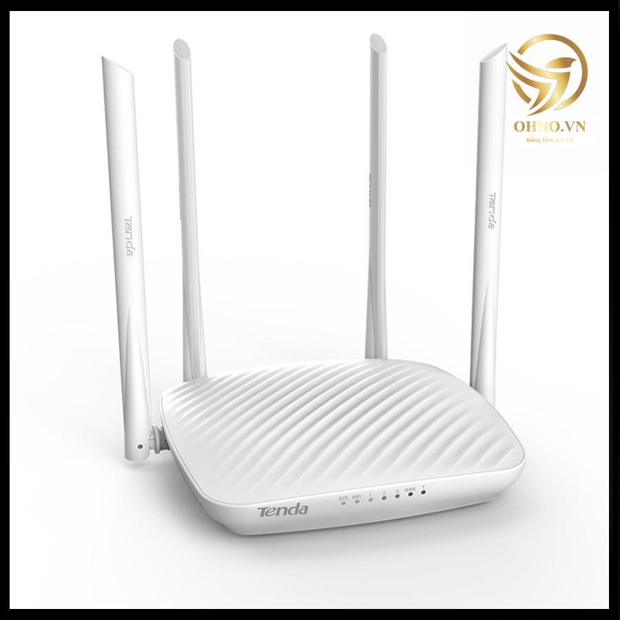 Bộ Phát Modern Wifi Router Tenda F9 Chuẩn N 600Mbps Cục Phát Sóng Wifi 4 Râu Siêu Mạnh Tốc Độ Cao hàng chính hãng