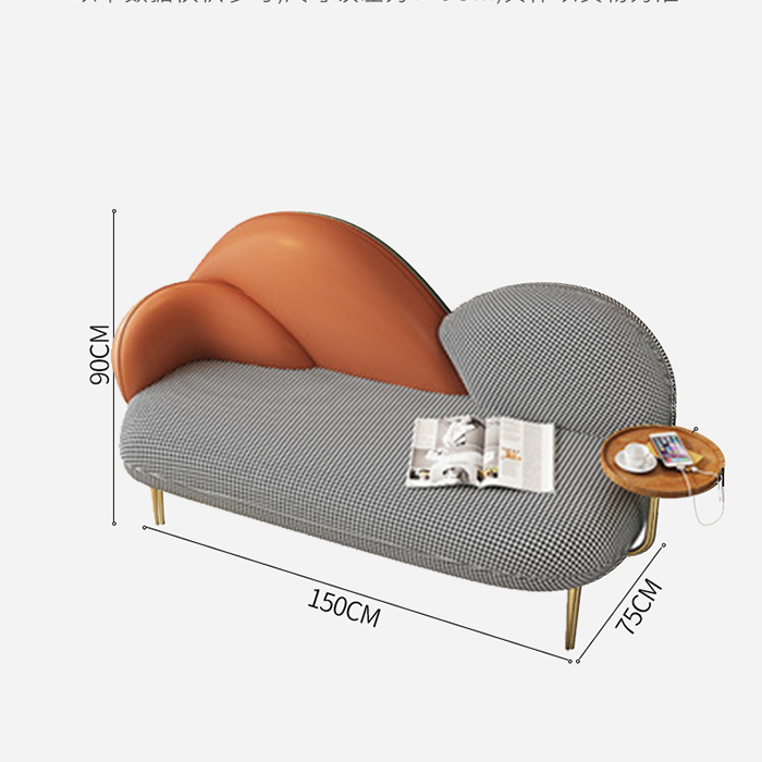 LUX.>>> Ghế sofa phong cách hiện đại - Ghế sofa đôi cao cấp (kt 150x90x75cm)