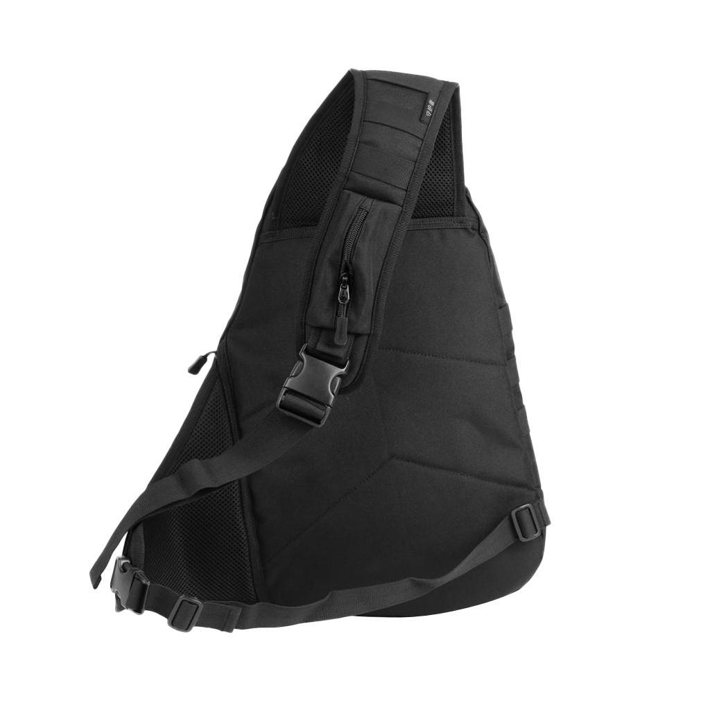 Durable, Adjustable,Large Capacity, Multifunctional Outdoor MOLLE Single Shouder Bag Chest Pack Crossbody Bag Mountaineering Hiking Backpacks Rucksacks Pouch