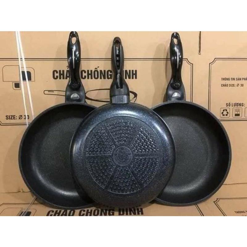 CHẢO ĐÁ TỪ TABIHOME VÂN ĐÁ CHỐNG DÍNH DÙNG CHO BẾP TỪ