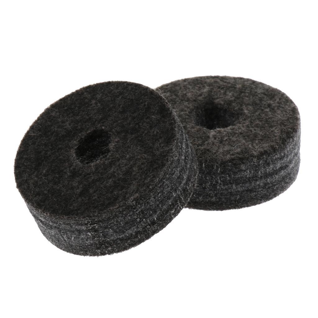 2-4pack 2 Pcs Hi Hat Cymbal Felts Washers Cymbal Stand Washers for Percussion