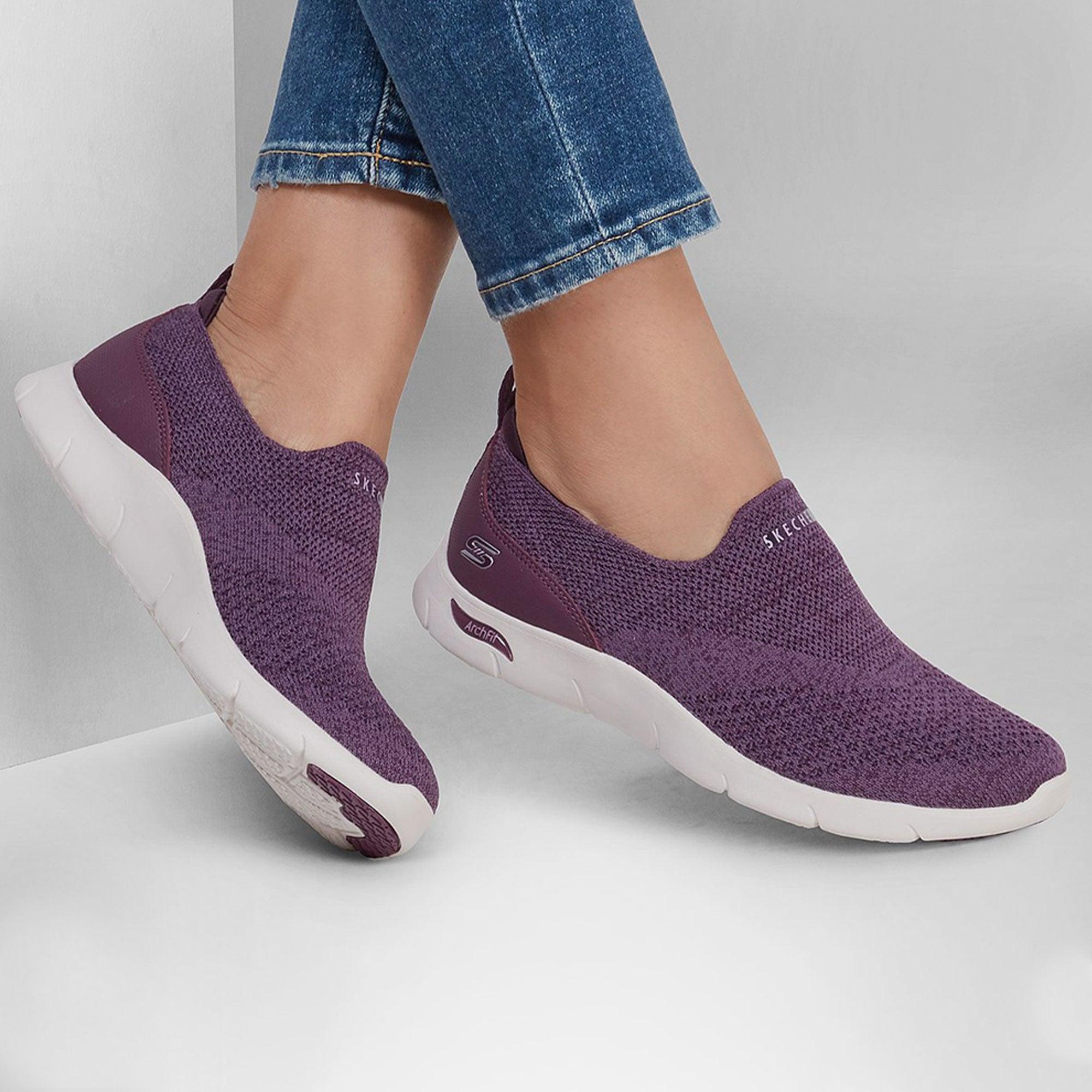 Giày thể thao nữ Skechers Arch Fit Refine - 104164-PLUM