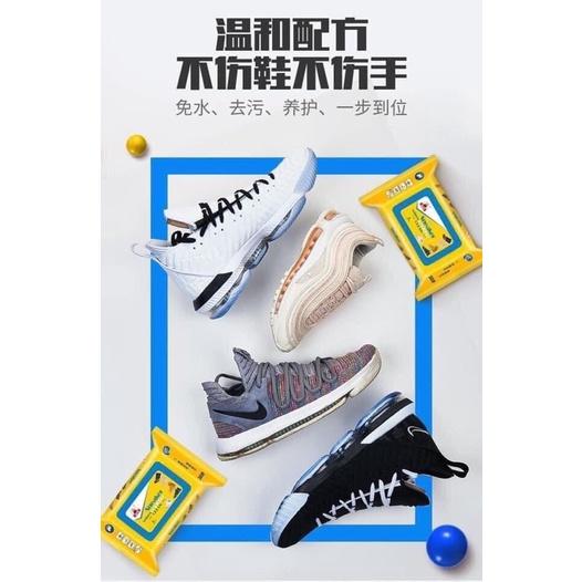 Hình ảnh M423 KHĂN GIẤY ƯỚT VỆ SINH GIÀY SNEAKER