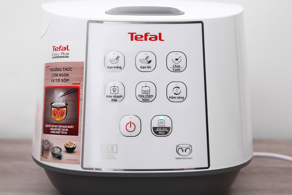 Nồi cơm điện tử Tefal- 1.8L - Thương hiệu Pháp - RK733168 - Hàng chính hãng