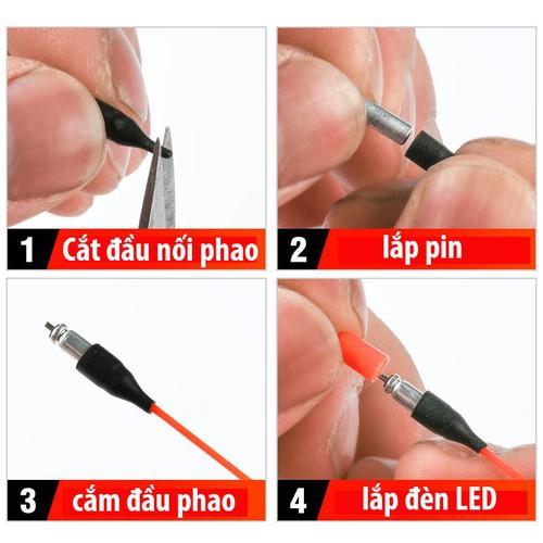 Đèn LED cắm phao câu đài, phao đêm