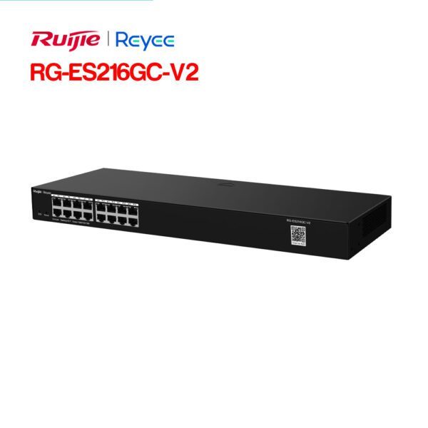Smart Managed Switch 16 Cổng 10/100/1000BASE-T RUIJIE REYEE RG-ES216GC-V2 - Hàng chính hãng