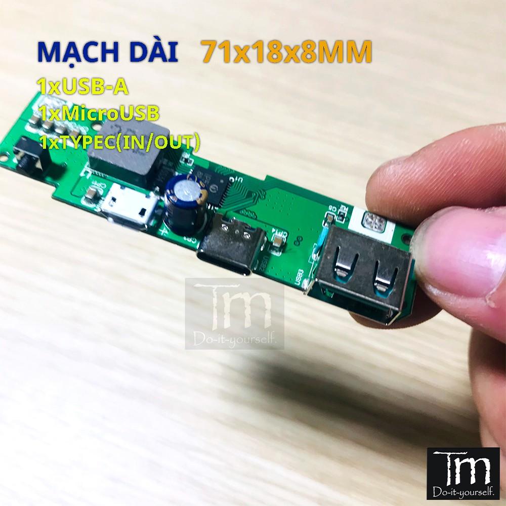 Mạch Sạc Dự Phòng Sạc Nhanh QC3.0 PD3.0 Chip IP5328 18W Mạch Mới