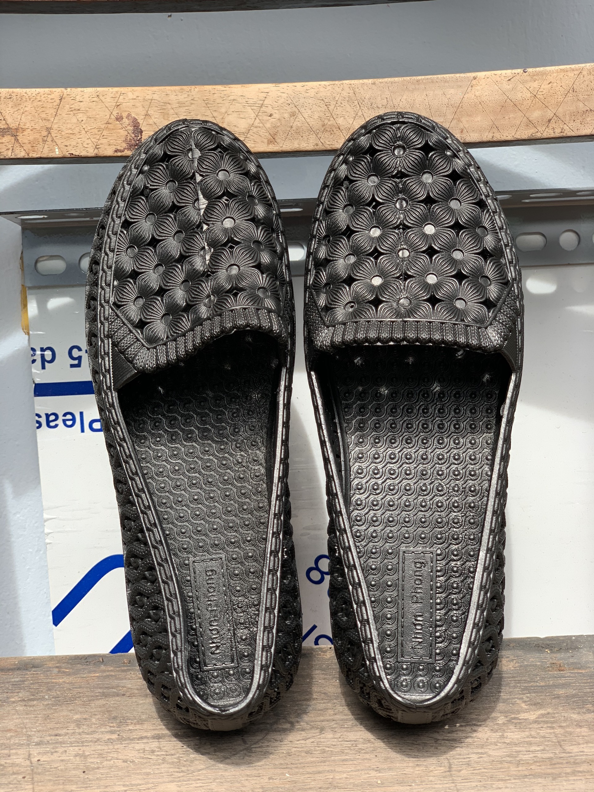 Giày búp bê nhựa dẻo hình hoa đi mưa siêu bền - GL011