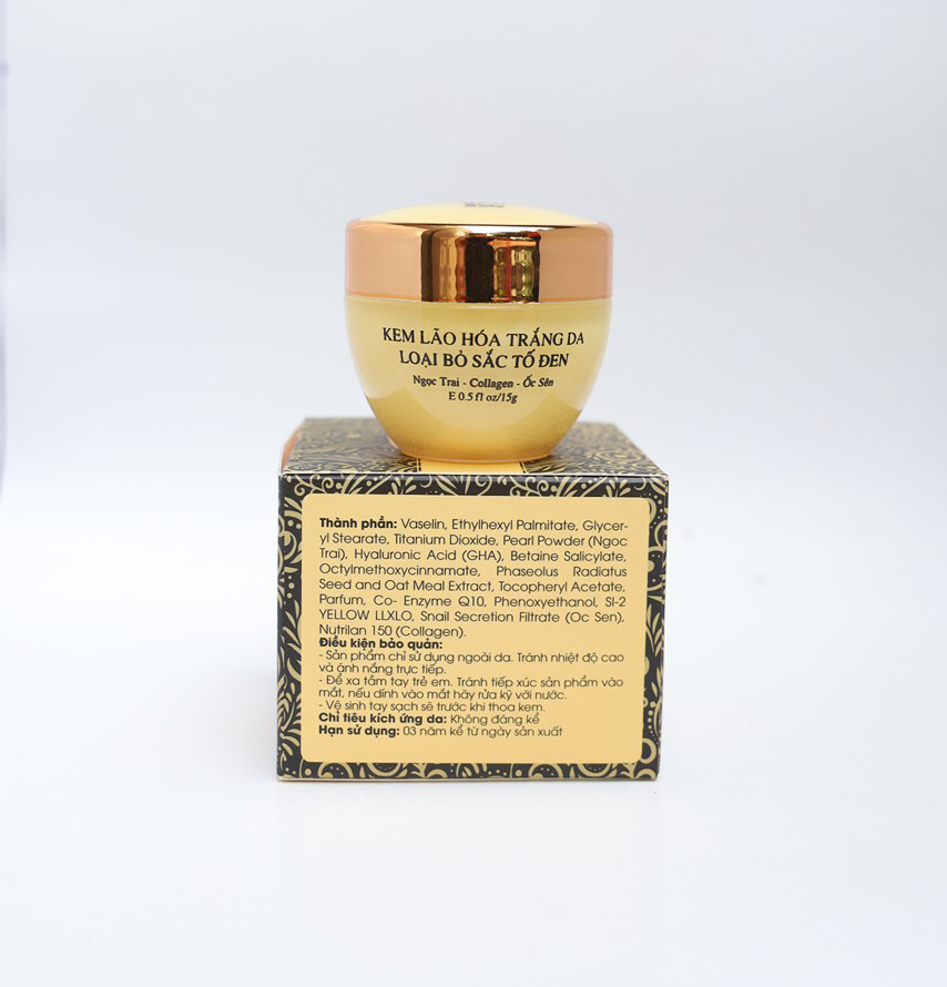 Kem lão hóa trắng da loại bỏ sắc tố đen 15g Sắc Tiên Today (hộp đen)
