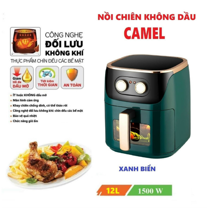 NỒI CHIÊN KHÔNG DẦU12 LÍT CÔNG SUẤT LỚN