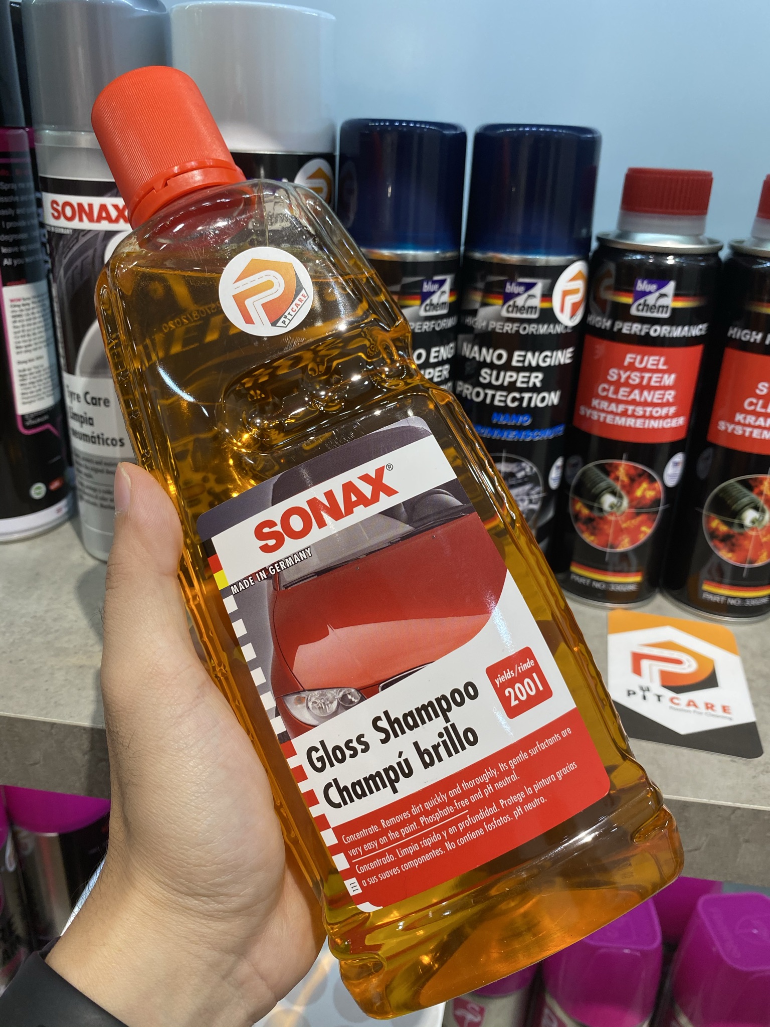 Nước Rửa Xe Đậm Đặc Sonax Gloss Shampoo 314300 1L