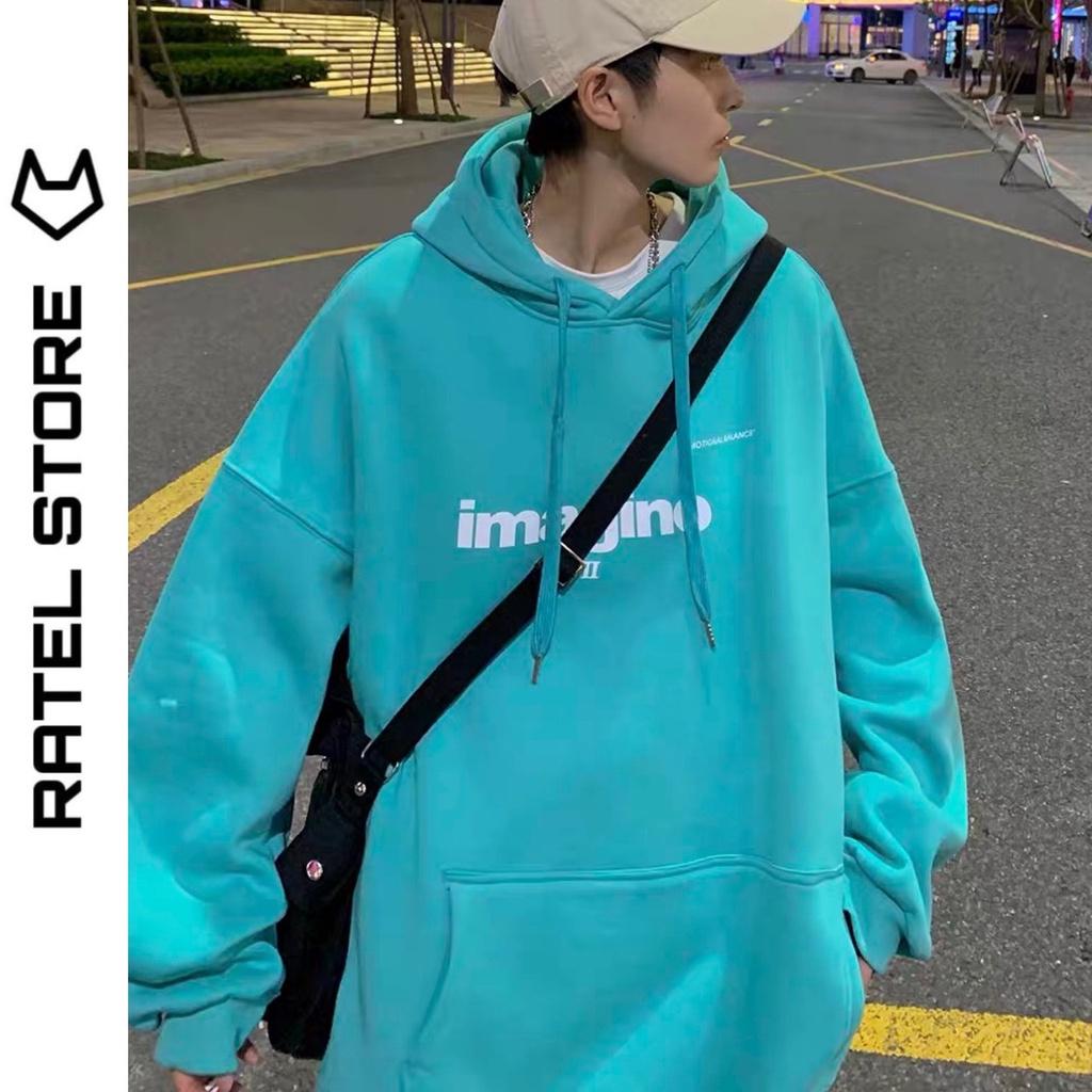 Áo Hoodie Nỉ Bông Nam Nữ IMAGINO Unisex Form Rộng
