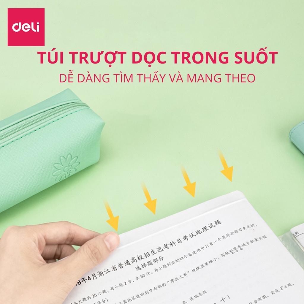 File lá học sinh phiên bản Vương Nguyên YYDL Deli - Khổ A4 30/40 lá hình âm nhạc - 1 chiếc - 72747 / 72748