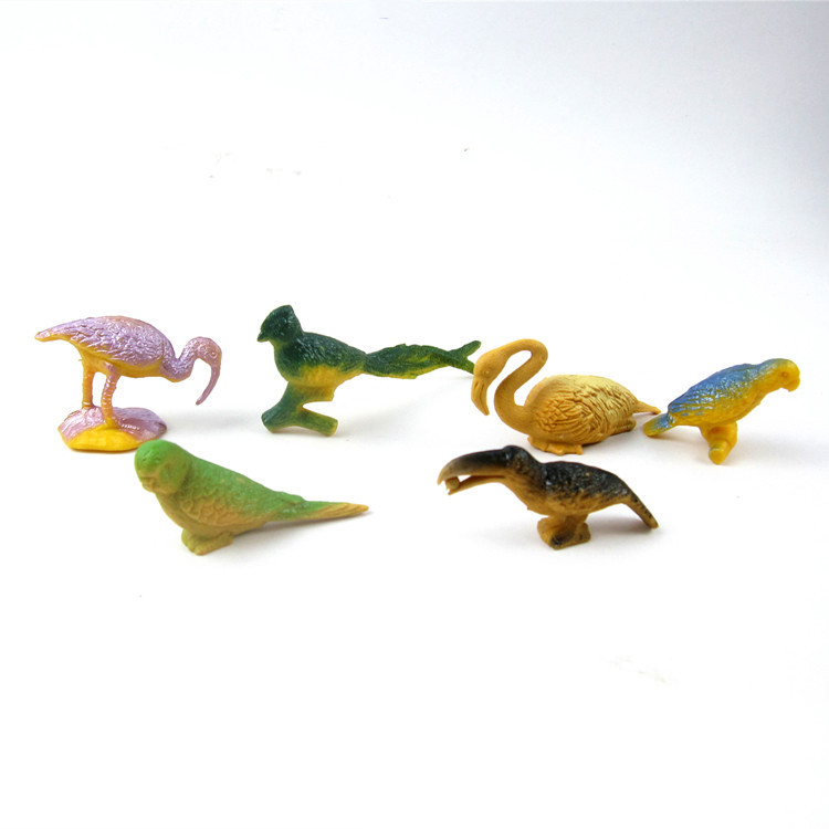 Bộ Mô Hình Nhựa Đồ Chơi 6 con Chim Hạc Chim Sẻ Bird Plastic Toys PB12