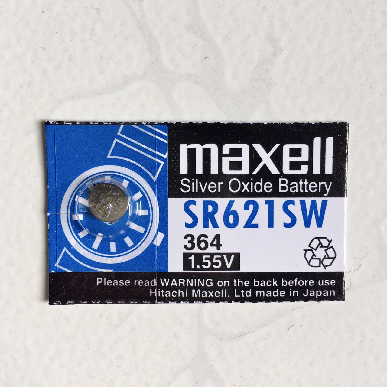 Pin Nhật Maxell SR621SW / SR621 / 621 / 364 / AG1 / LR621 Chính Hãng 1 Viên