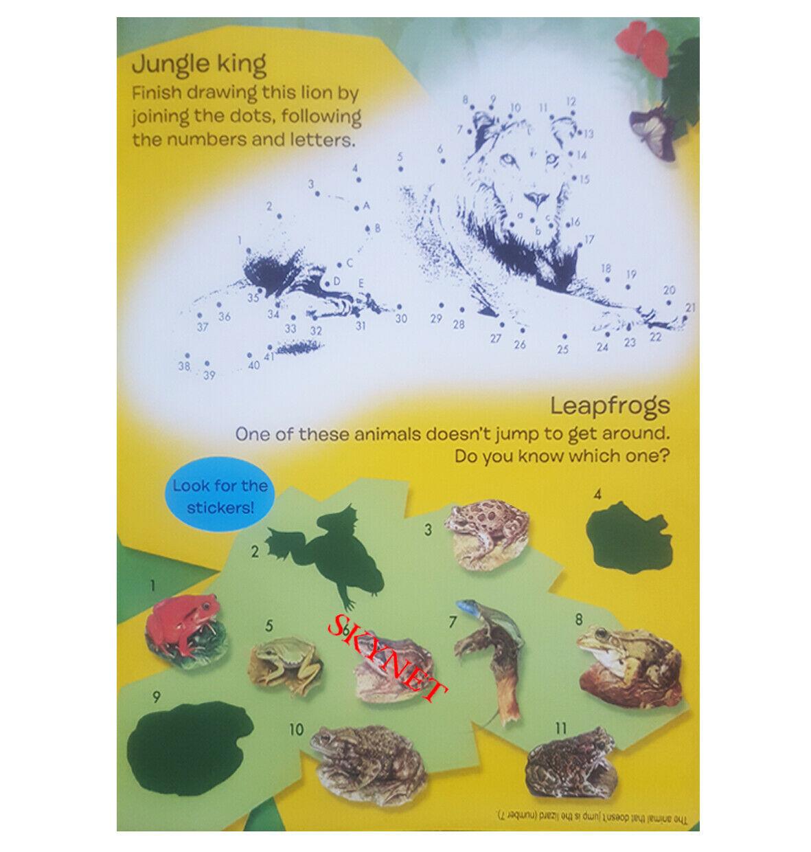 ANIMAL WORLD STICKER ACTIVITY - In The Jungle