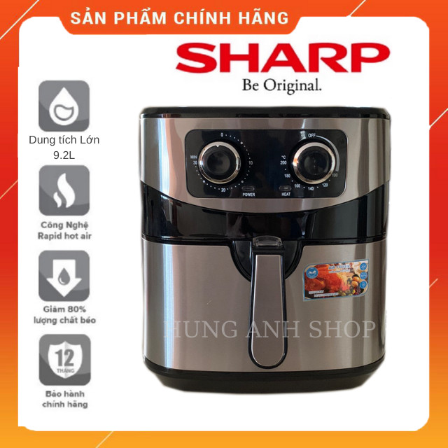 [BH 1 năm] Nồi chiên không dầu 10.2lít SHARP KS-98, sản phẩm nhập khẩu chính hãng