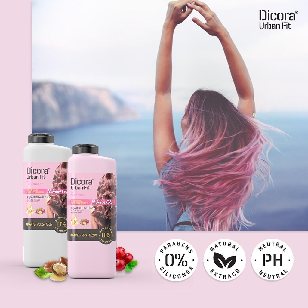 Dầu Gội Xả Dicora Urban Fit Chiết Xuất Tinh Dầu Argan Dành Cho Tóc Nhuộm 400ml