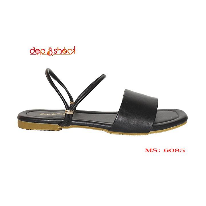 Sandal nữ quai ngang big size 2 trong 1 làm dép hoặc sandal tùy ý MS 6085