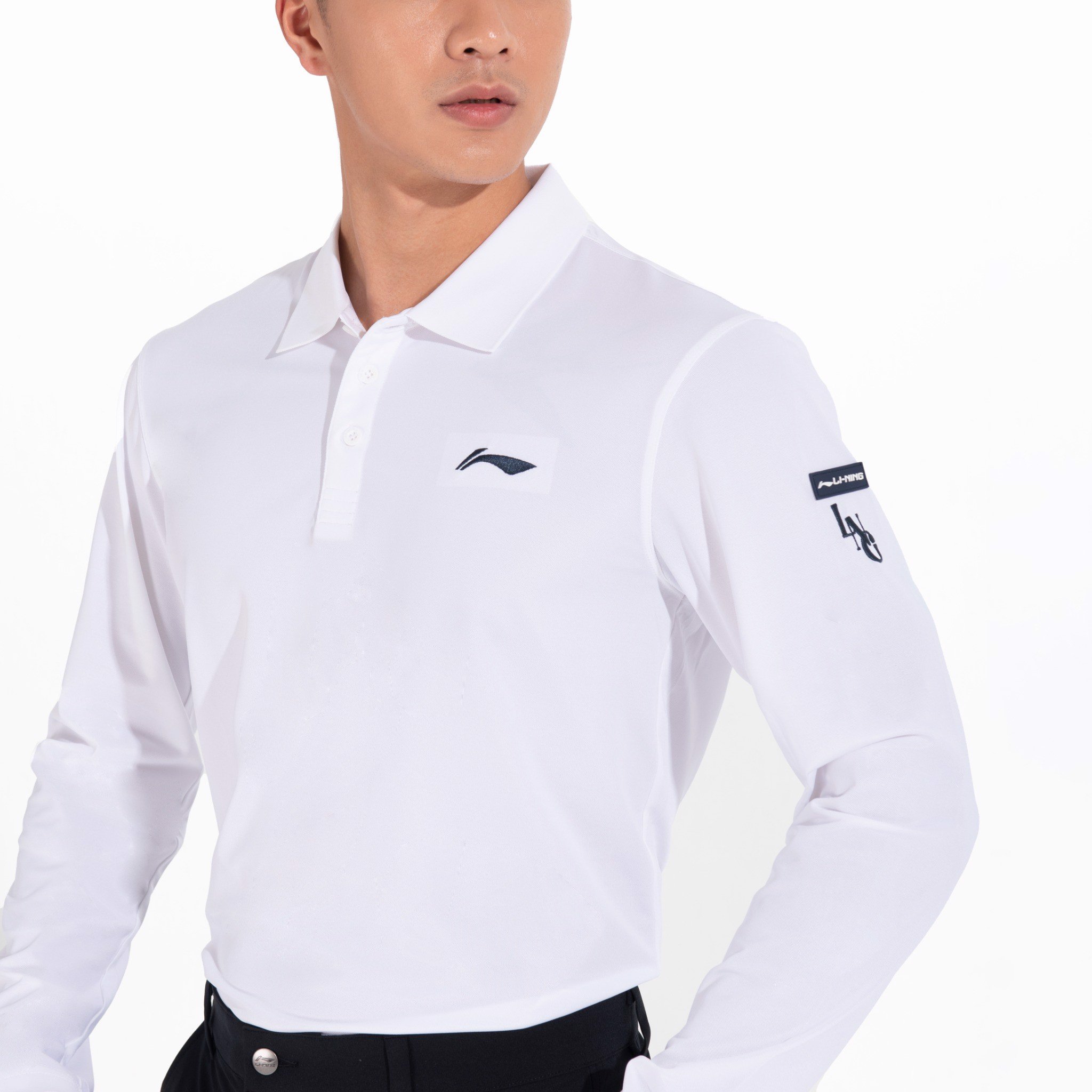 Áo Polo Thể Thao Dài Tay Nam Li-Ning APLSC25-1