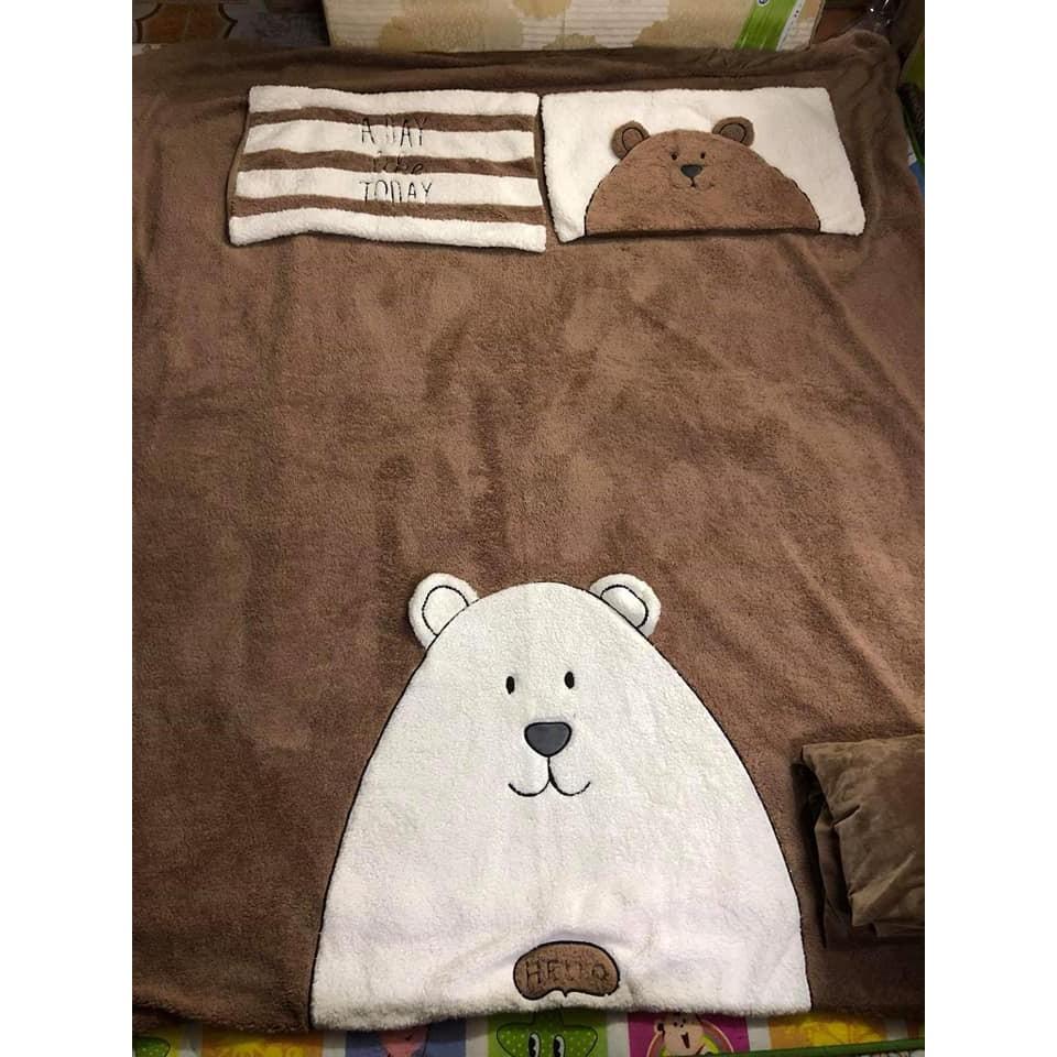 BỘ CHĂN GA NỈ NHUNG